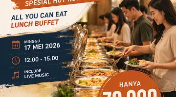 Luminor Hotel Jambi Hadirkan “Sunday Super Lunch MAKSIBAR” Spesial HUT Kota Jambi ke-80